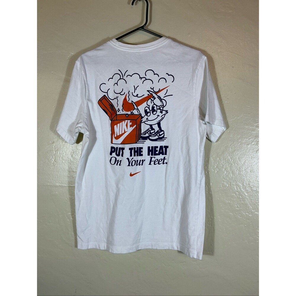 The Nike Tee Get Heat On Your Feet L White T Keeping Your Legs Spicy Sole Food